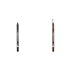 Rimmel Scandaleyes Waterproof Gel Eye Liner Pencil Black Scandaleyes 24hr waterproof eyeliner Brown Pack of 1