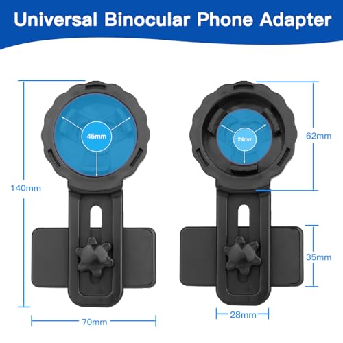 Adaptador universal de teléfono y control para telescopio y microscopio 3