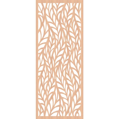 Image of Ortonville Decorative Pierced Fretwork Wood Wall Panels, 23 3 /8 inchW x 59 3 /8 inchH x 3 /8 inchT, Alder