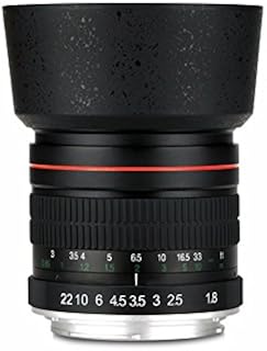 Lightdow 85mm F1.8 Medium Telephoto Manual Focus Full Frame Portrait Lens for Canon EOS Rebel T8i T7i T7 T6 T3i T2i 4000D 2000D 1300D 850D 800D 600D 550D 90D 80D 77D 70D 50D 6D 5D etc
