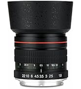 Lightdow 85mm F1.8 Medium Telephoto Manual Focus Full Frame Portrait Lens for Canon EOS Rebel T8i...