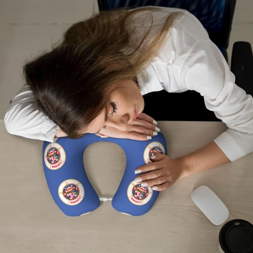 Almohada de poliéster para cuello tamaño único negra miniatura 7