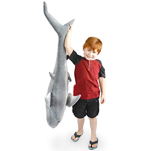 Viahart Kiki The Great White Shark | 52 Inch Stuffed Animal Plush | By Tiger Tale Toys #TOP1