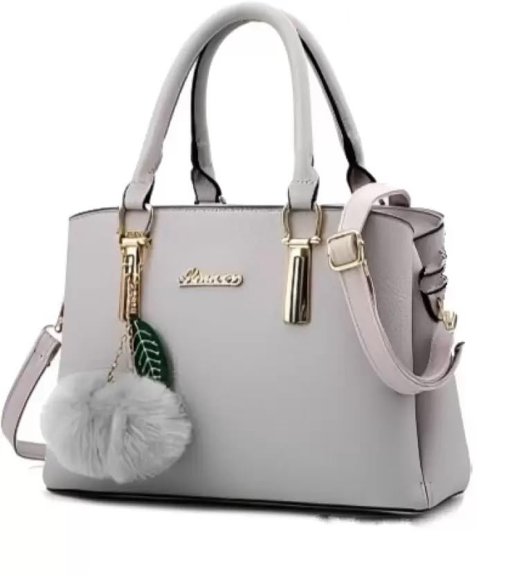 EVOLIC Womens Tessa Pu Leather Hand Bags, Hand Held Bag Queen Collection Simple And Sober (Grey) (B0CWY3B53X) Amazon Price History, Amazon Price Tracker
