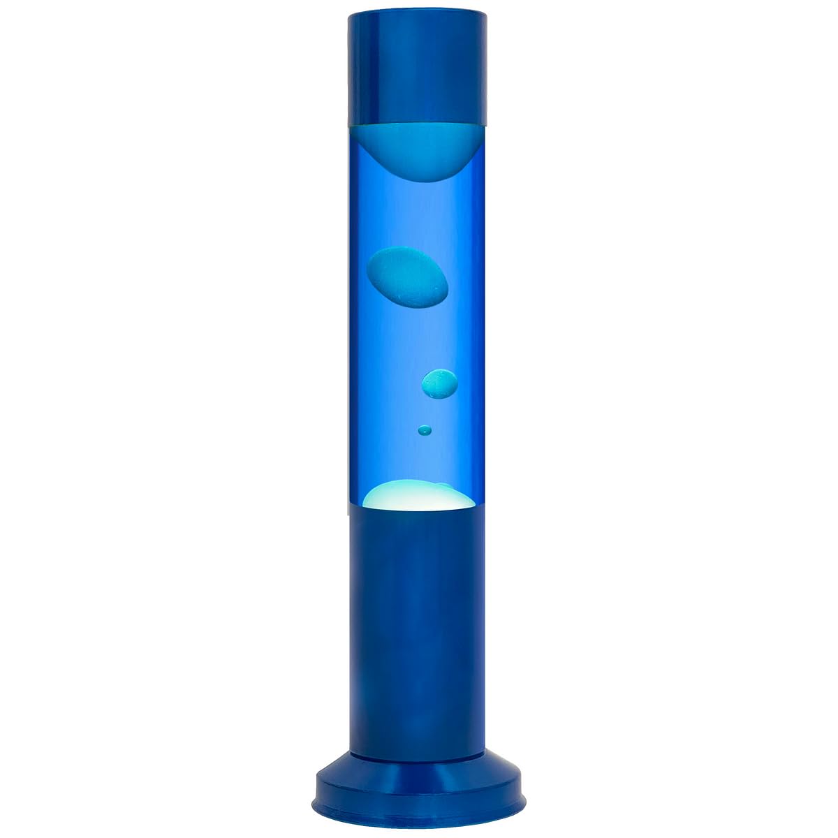 Nova Blue/White Nova® Baby Lamp | 13" Mini Sensory Motion Lamp – Colour | Calming Night Light For Nursery Or Kids’ Room | Compact Design With Aluminium Base And Cap