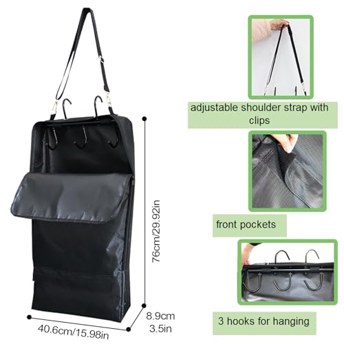 Portabridas de hípica impermeable con compartimento acolchado para cabezadas de montar 5