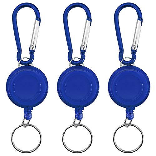3 llaves JoJo con mosquetón,soporte para pasaporte de esquí,con cuerda de nailon