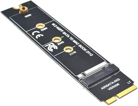 M.2 NGFF SATA SSD Hard Disk Convert Adapter Card For 2012 MacBook Air A1465 A1466