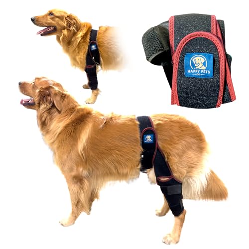 Image of Dog Knee Brace Adjustable Front Hind Leg Brace for Cruciate Ligament Injury, Luxating Patella, Torn ACL