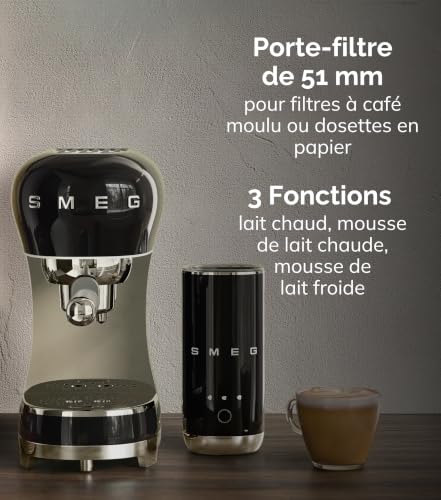 Machine à expresso 15 bars ECF12BLEU Années 50 SMEG - vue 4