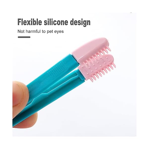 Pet Eye Cleaning Comb Brush, Clip Type Professional Pet Tear Stain Removal Comb for Cat Dog Pink Green Pet Eye Cleaning Comb Brush, Clip Type Professional Pet Tear Stain Removal Comb for Cat Dog Pink Green