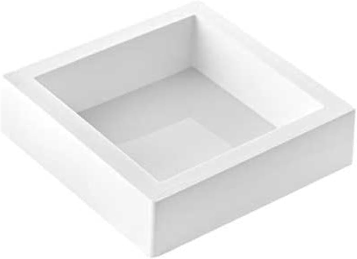Silikomart TOR180x180 h50 Square Silicone Baking-and-Freezing Mold 7 Inch x 7 Inch x 2 Inch High