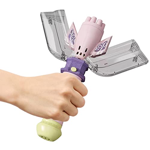 Máquina sopradora de bolhas,Jato de bolha portátil com forma de transformação de bastão de fada | Br