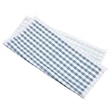 Ipetboom Pastorale Mikrowellen abdeckhaube Blau mit Spitzenmuster Vielseitiger Staubschutz & Kleine Möbeldecke Atmungsaktiv Langlebig & Dekorativ für Ofen & Toaster