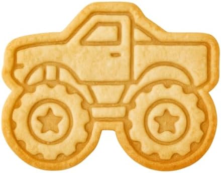Mighty Gadget Cortador e carimbo de biscoito Monster Truck – 10 x...