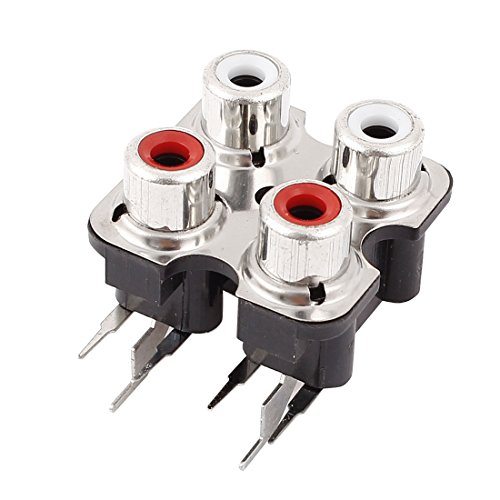 Conector RCA hembra de 4 posiciones para montaje PCB miniatura 1