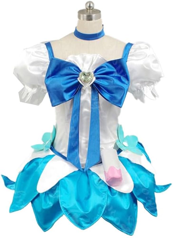 キュアマリン コスプレ ウィッグ付き ハートキャッチプリキュア! 来海えりか(キュアマリン) キュア