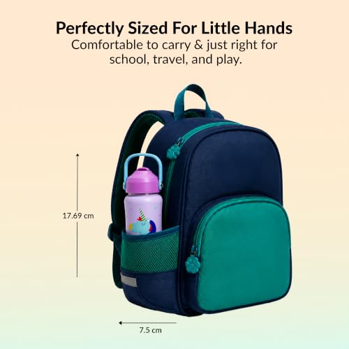 Image of Rabitat Steel Play Kids Stainless Steel Water Bottle 450ml | 2 Year Warranty | Leakproof Sipper | Soft Silicone Spout, Flip-Lock Cap & Handle | BPA-Free 18 /8 SS | Anti-Skid Base | Love you to the moon