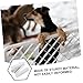 BESPORTBLE 4pcs Gates Reinforcement Groove for Pet Safety Fit for Indoor Outdoor Use Suitable for All Gate Types Easy Installation White Color