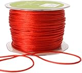 May Arts Ribbon, Red Satin String