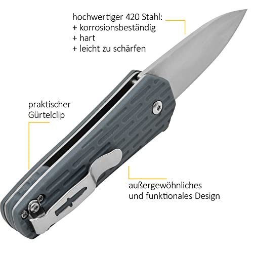 Camillus Wedge 5.75" Folding Knife, 2.25" Drop-Point Blade, Slate Blue (19399) #TOP3