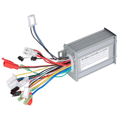 Silscvtt Square Wave Controller 36-48V 350W Scooter Controller DC Replacement for E-Bike Scooter Motor Controller
