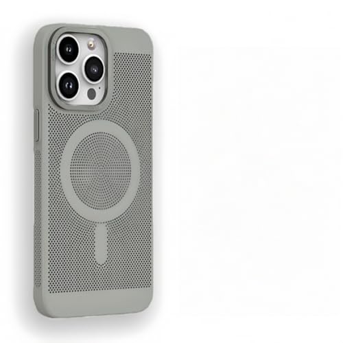 Coque magnétique antichoc pour iPhone 16 Pro protégeant de la surchauffe