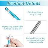 Pocket Sharpening Stone Pen,Portable Sharpening Pen,Multipurpose Retractable Diamond Stone Pen Stick for Pecision Sharpening Serrated Knife Sharpening Ideal for Kitchen Outdoor Use - Image 3