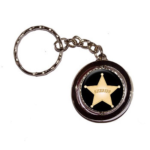 GRAPHICS & MORE Sheriff Badge - Key Chain Keychain Ring