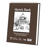 Sketch Book 11 x 14”, 100 Sheets Top Spiral Sketchbook, 68lb /100gsm Drawing Paper Pad, Sketch Pads for Drawing for Adults, Large Sketchbook.