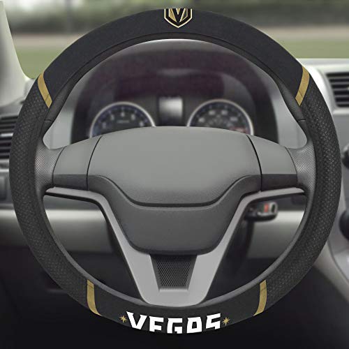 Fanmats 24560 Vegas Golden Knights Embroidered Steering Wheel Cover #TOP1