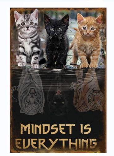 Mindset Is Everything Metal Sign