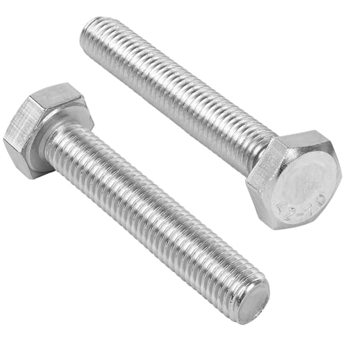Pernos hexagonales de acero inoxidable 18-8 con acabado liso para máxima resistencia