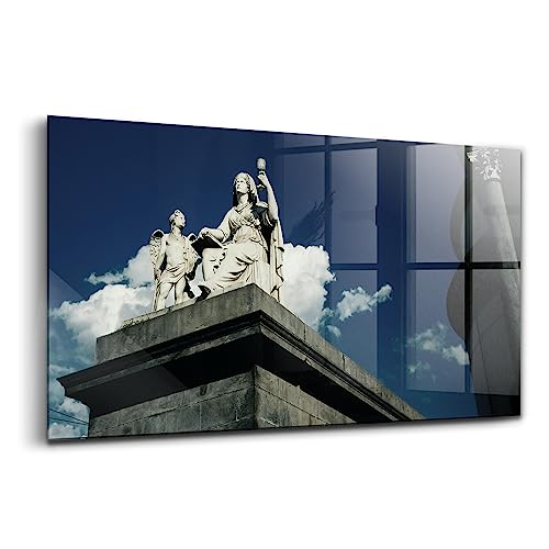 Tableau en verre Wallfluent pour remplacer les toiles ternes decoration murale ange