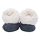 Belloxis Kuschelsocken Wintersocken Herren Warme Flauschige Dicke Hüttensocken Haussocken mit Noppen Geschenk für Männer Weihnachten 38-44 (B-Grau, 1)