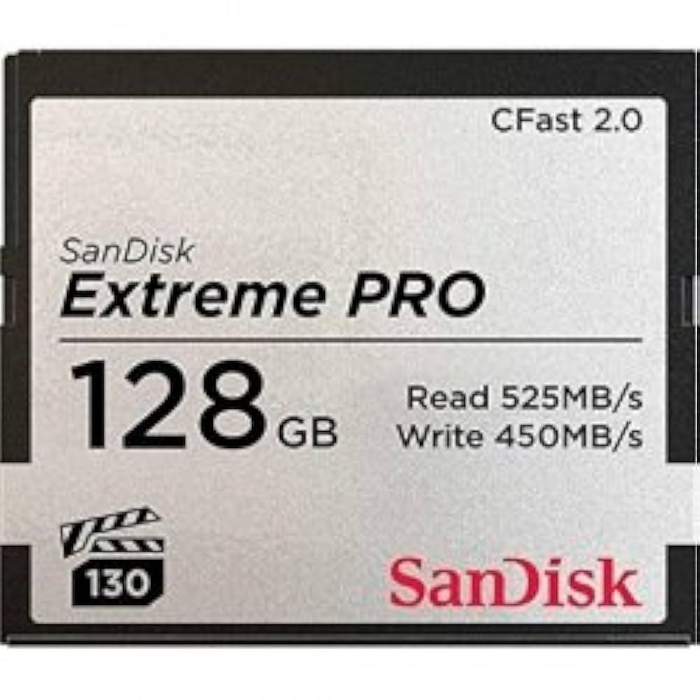 【美品・値下中】サンディスク CFast2.0カード 128GB J46B Amazon.com: SanDisk 128GB Extreme PRO CFast 2.0 Memory Card