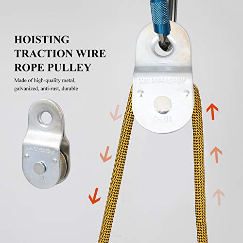 ULTECHNOVO 2 Pcs LAT Polia Da Polia Do Cabo de 360 Graus de Rotação Da Roda de Tração de Fixação DIY