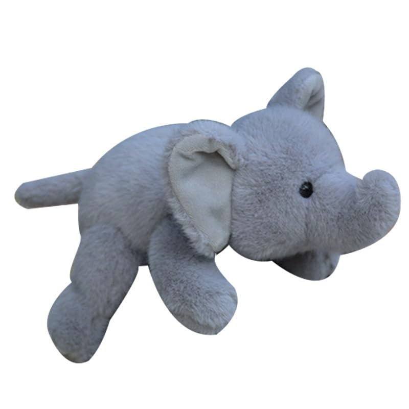 Éléphant en peluche gris doux doudou haut de gamme pour bébé