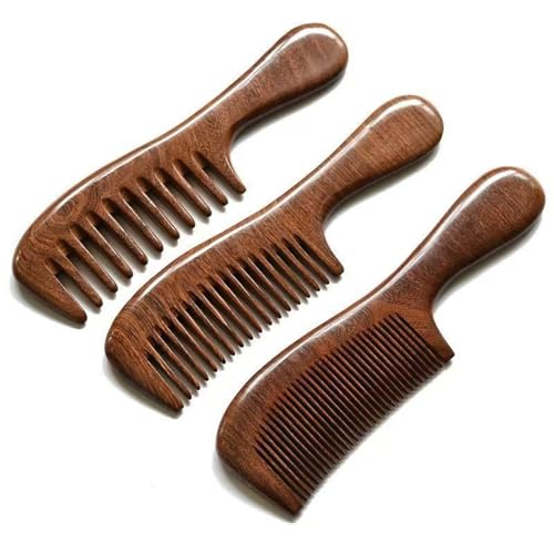 Set de 3 Peines de Madera de Nogal Antiestático miniatura 6