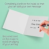 Football Birthday Card for Carlisle Fans - Biggest Fan - Fun Happy Birthday Card for Son Dad Brother Uncle Colleague Friend Cousin, 145mm Footy Footie Bday Greeting Cards - Image 4