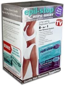 Epil-Stop and Wipe-Away Pre-Moistened Cloth Towelettes - 12 ea (3 pack)