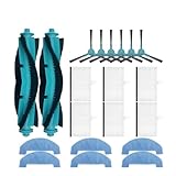 ZJFIOFWF メインサイドブラシフィルターは、MONSGA MS1 MAX、Q8 Max、Mova E10、Liectroux M70 Pro、Mamibot EXVAC700 Pioneerパーツと互換性があります。(006)