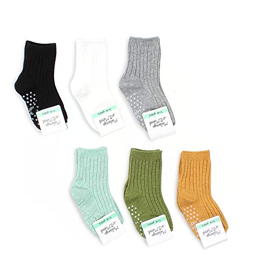 Active Grip Soft Cotton Socks baby toddler girls boys Knee Socks