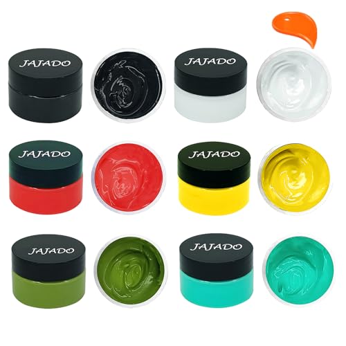 JAJADO Chalk Paste Fabric Screen Printing Ink Chalk Paste Paint Stencils Paste Ink Self Adhesive Silk Screen Transfer Paint for Wood T-Shirt Cup Chalkboard DIY Home Decor