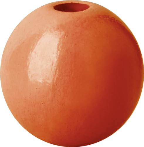 5 x Knorr prandell Holzperlen 10mm VE=50 Stück orange