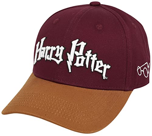 HARRY POTTER Mujer Gorra Burdeos 90% algodón, 10% poliéster
