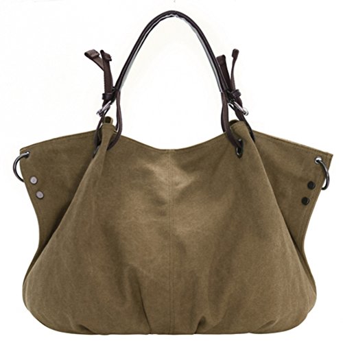 Sac en toile pour femme de style cabas et bandoulière décontracté loisirs