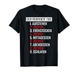 Der perfekte Tag als Zocker Gamer Lustig Gaming Freund Mann T-Shirt