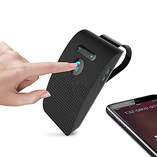 WTING Hands-Free Visor Car Kit, Wireless Bluetooth Car Speaker AUTO Power ON Support Voice Guidance Bluetooth Receiver