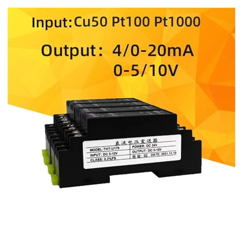 Transmetteur de température Pt100 NI1000 anti-interférence rail DIN - 2